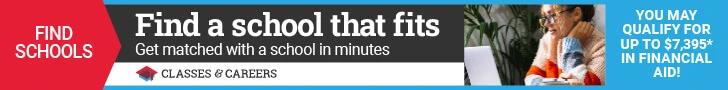 Find a school that fits: get matched with a school in minutes (Classes & Careers)