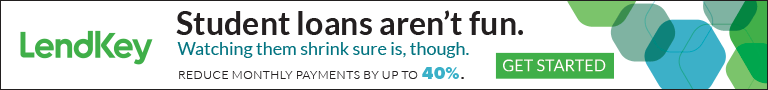 Student loans aren't fun. Reduce monthly payments by up to 40%. Get started (LendKey)